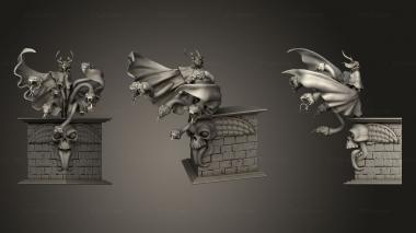 Military figurines destra 3d model